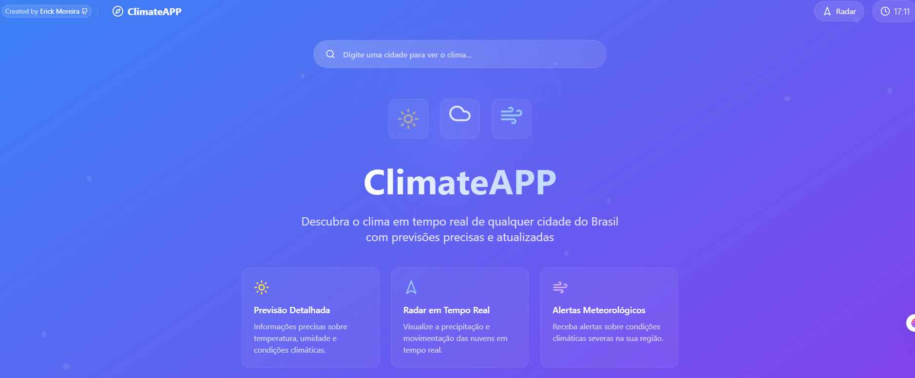 ClimateAPP screenshot